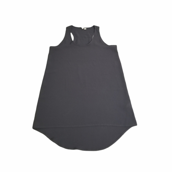 FRENCHI Racerback Sleeveless Tank Top, Color Grey Sheer, Size M - Picture 4 of 6